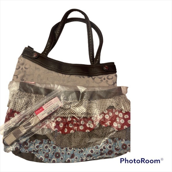 NEW Thirty one Go to tote shoulder Bag in City Charcoal Swiss Dot 31 gift aw NEW Thirty one Go to tote shoulder Bag in City Charcoal Swiss Dot 31 gift aw